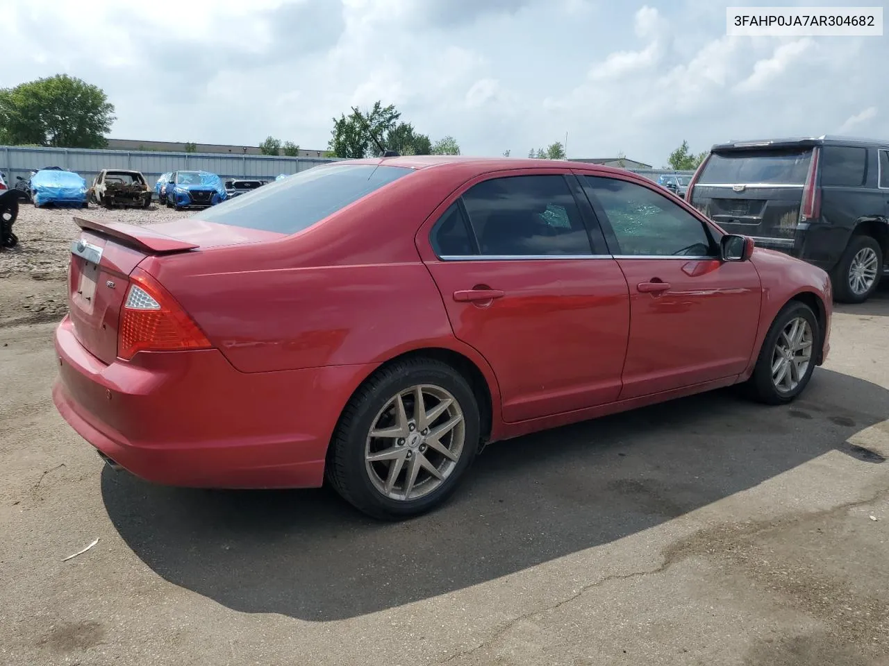 2010 Ford Fusion Sel VIN: 3FAHP0JA7AR304682 Lot: 68510104