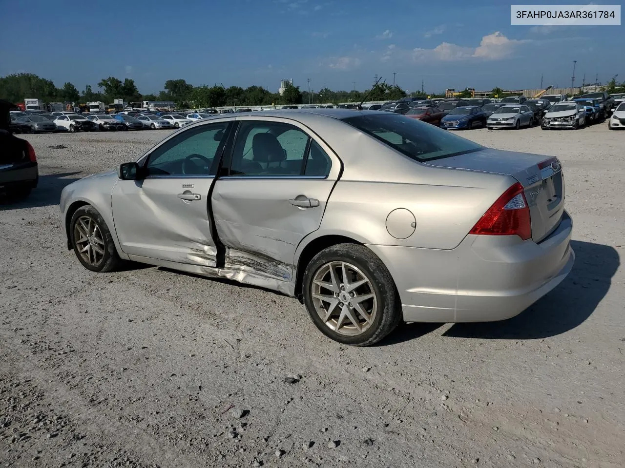 2010 Ford Fusion Sel VIN: 3FAHP0JA3AR361784 Lot: 68545804