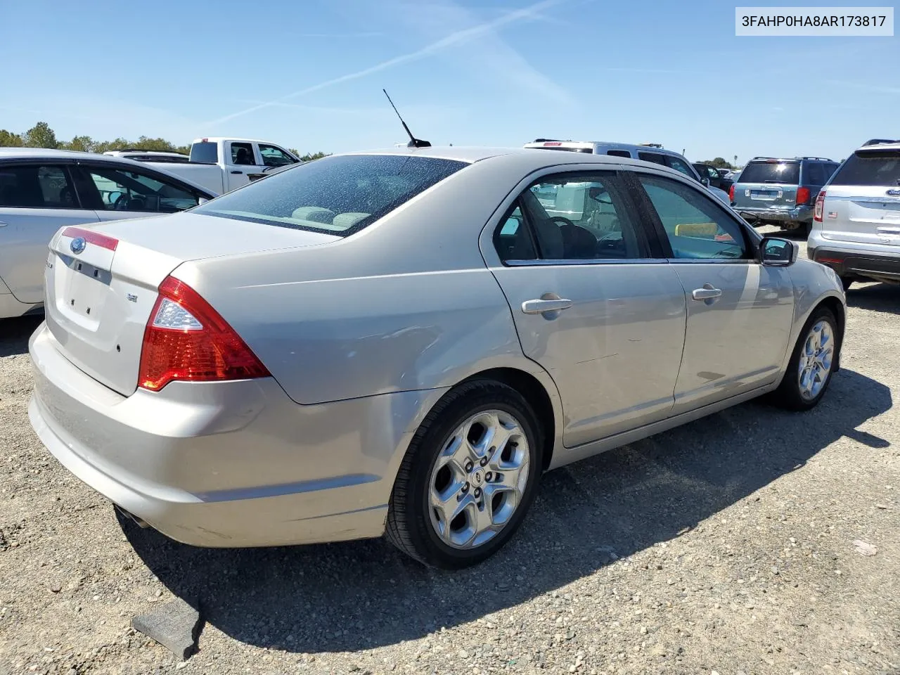 2010 Ford Fusion Se VIN: 3FAHP0HA8AR173817 Lot: 69088984