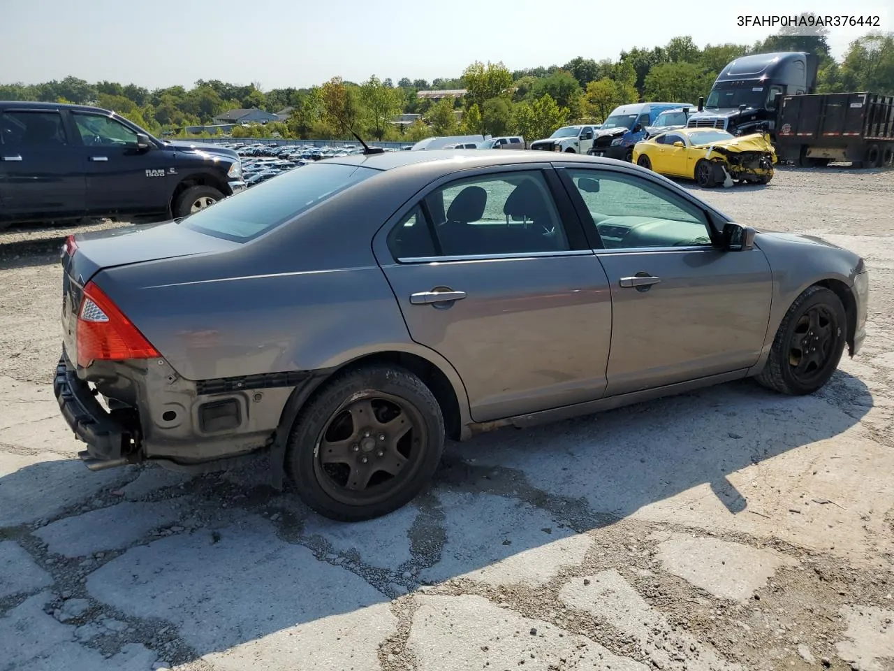 2010 Ford Fusion Se VIN: 3FAHP0HA9AR376442 Lot: 69188674