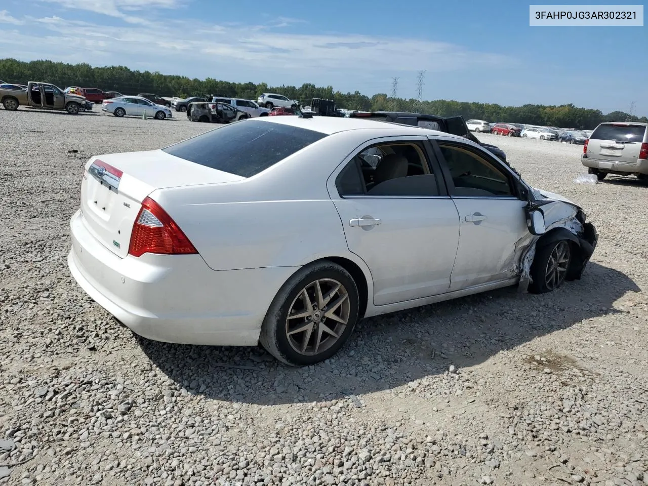 2010 Ford Fusion Sel VIN: 3FAHP0JG3AR302321 Lot: 69275724