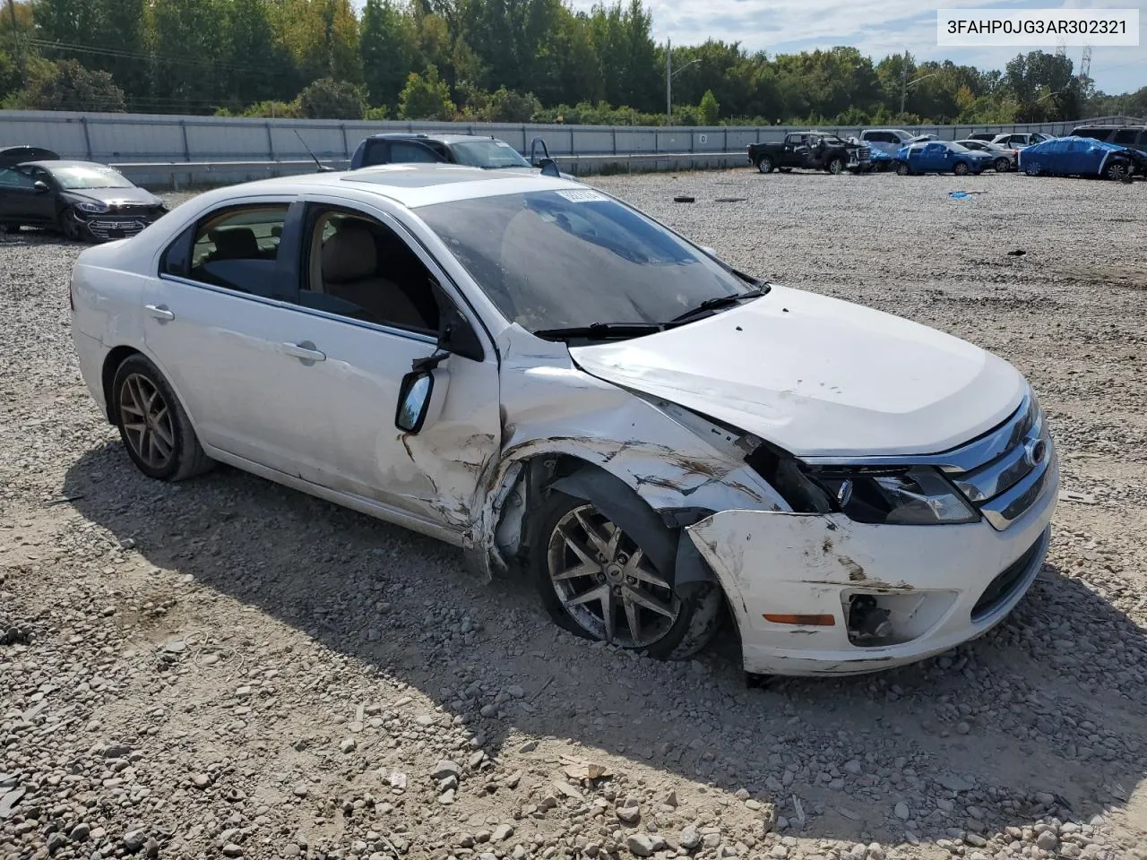 2010 Ford Fusion Sel VIN: 3FAHP0JG3AR302321 Lot: 69275724