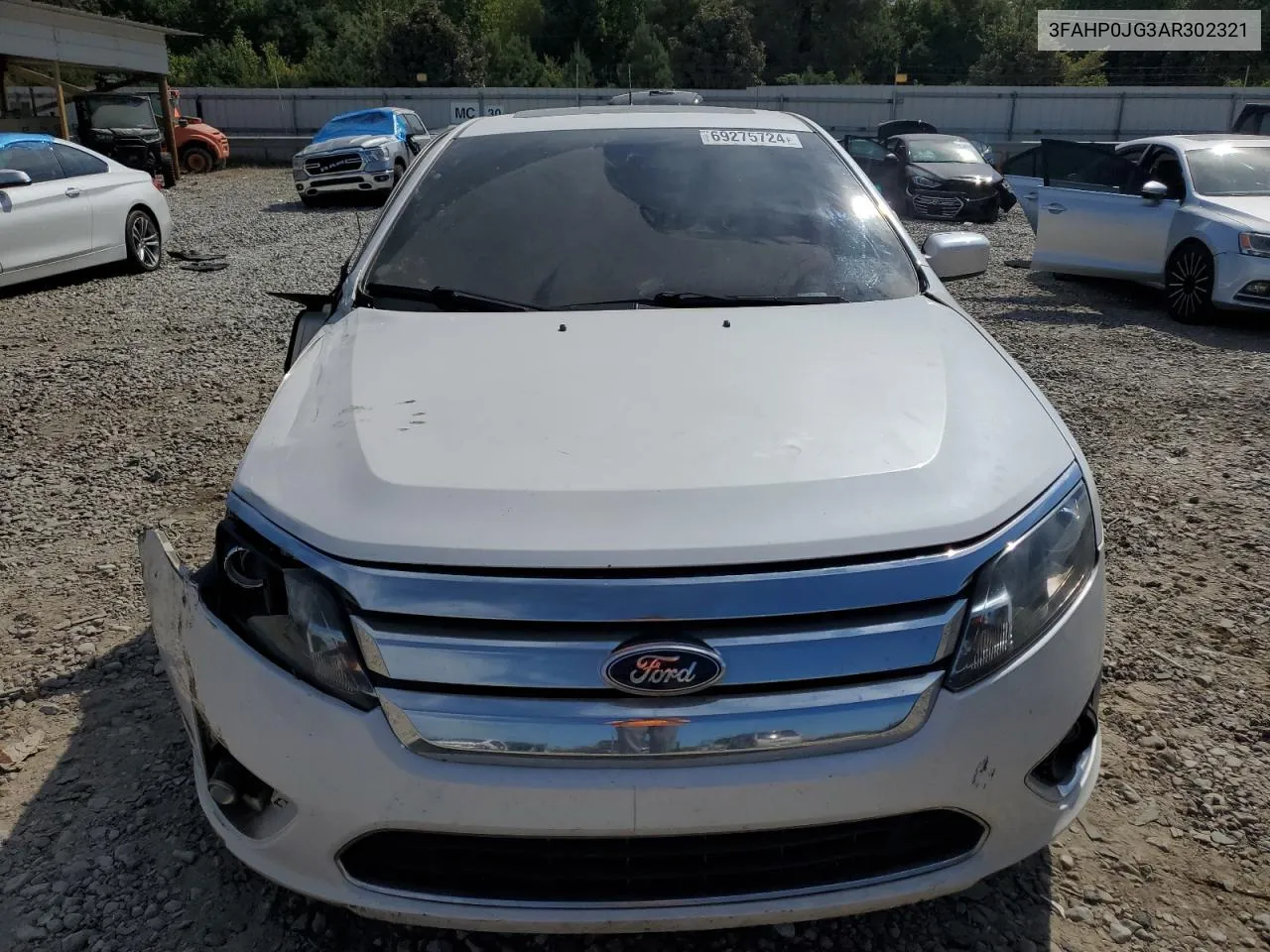 2010 Ford Fusion Sel VIN: 3FAHP0JG3AR302321 Lot: 69275724