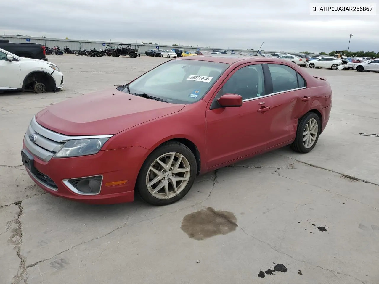 2010 Ford Fusion Sel VIN: 3FAHP0JA8AR256867 Lot: 69371464