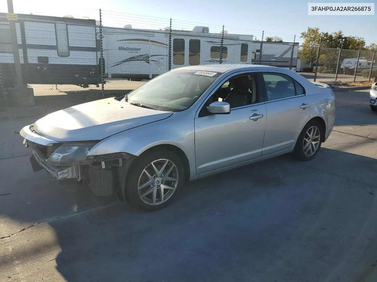 2010 Ford Fusion Sel VIN: 3FAHP0JA2AR266875 Lot: 69645644