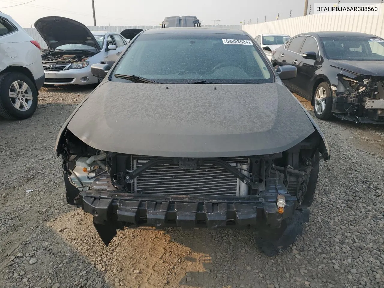 2010 Ford Fusion Sel VIN: 3FAHP0JA6AR388560 Lot: 69868034