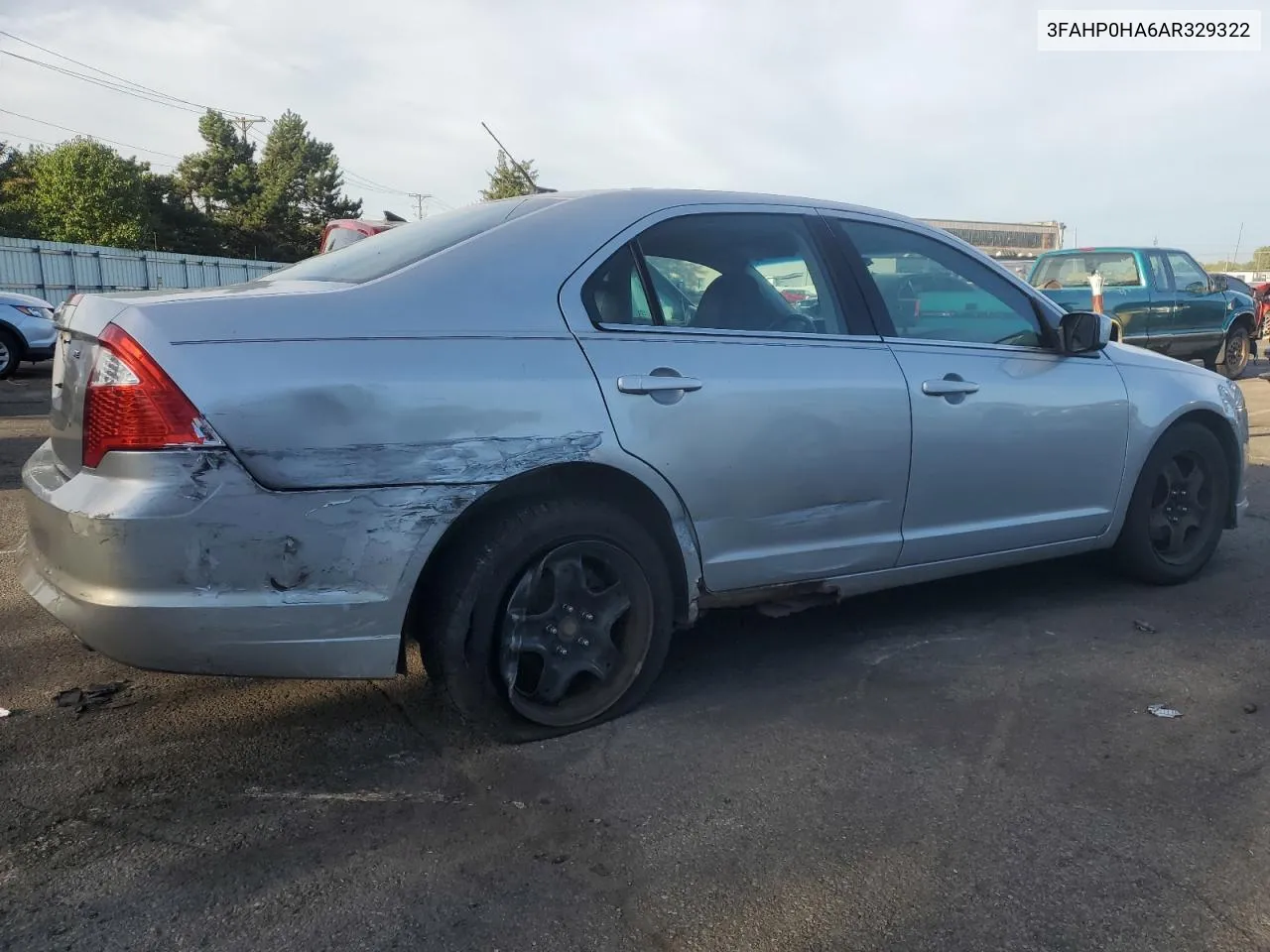 2010 Ford Fusion Se VIN: 3FAHP0HA6AR329322 Lot: 69969364