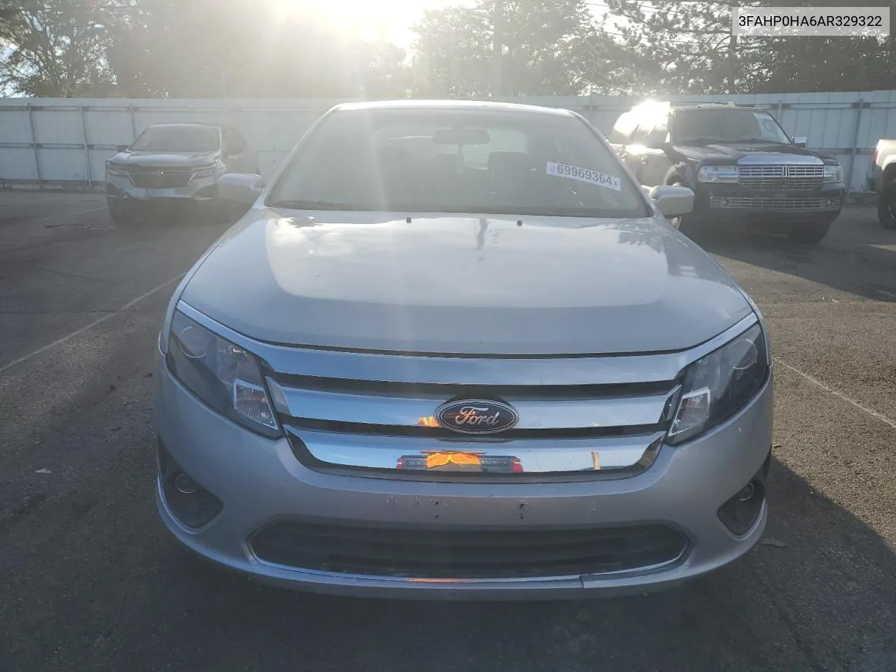 2010 Ford Fusion Se VIN: 3FAHP0HA6AR329322 Lot: 69969364