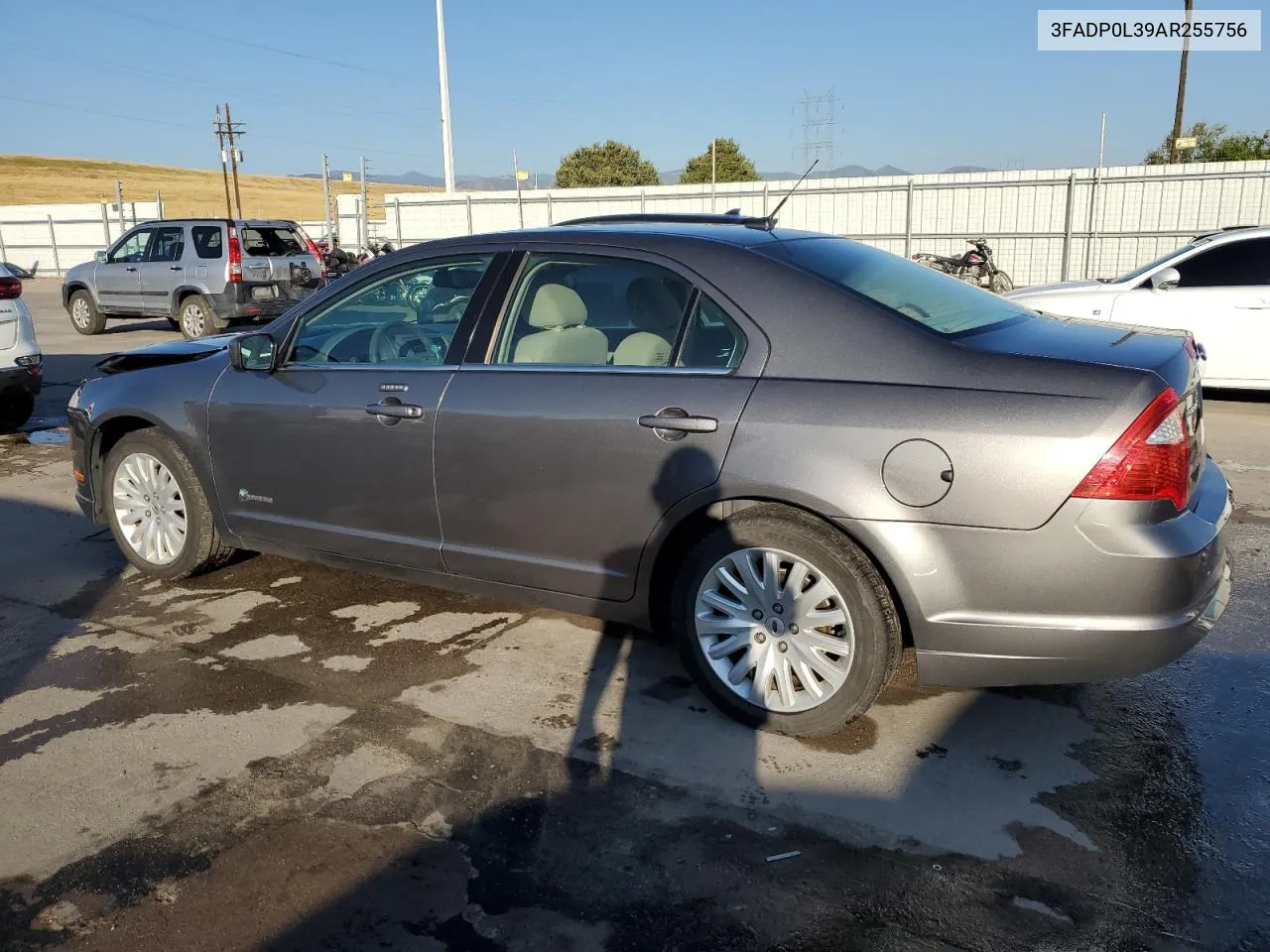 2010 Ford Fusion Hybrid VIN: 3FADP0L39AR255756 Lot: 70226494