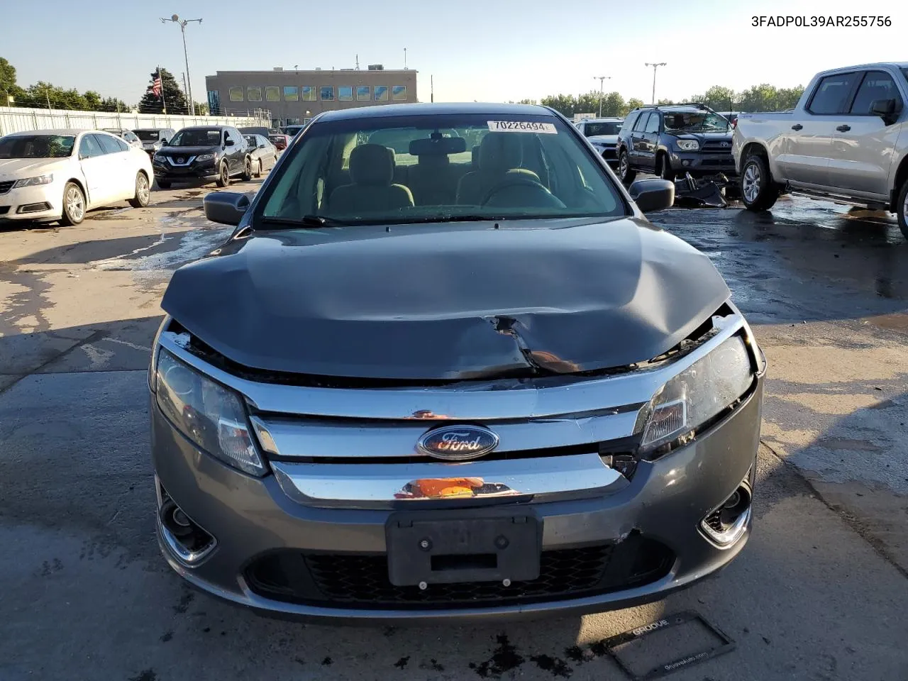 2010 Ford Fusion Hybrid VIN: 3FADP0L39AR255756 Lot: 70226494