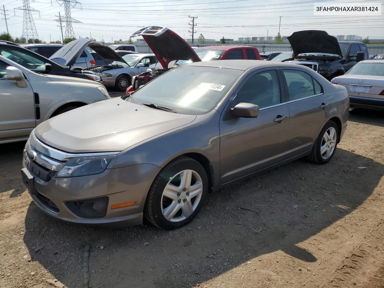 3FAHP0HAXAR381424 2010 Ford Fusion Se