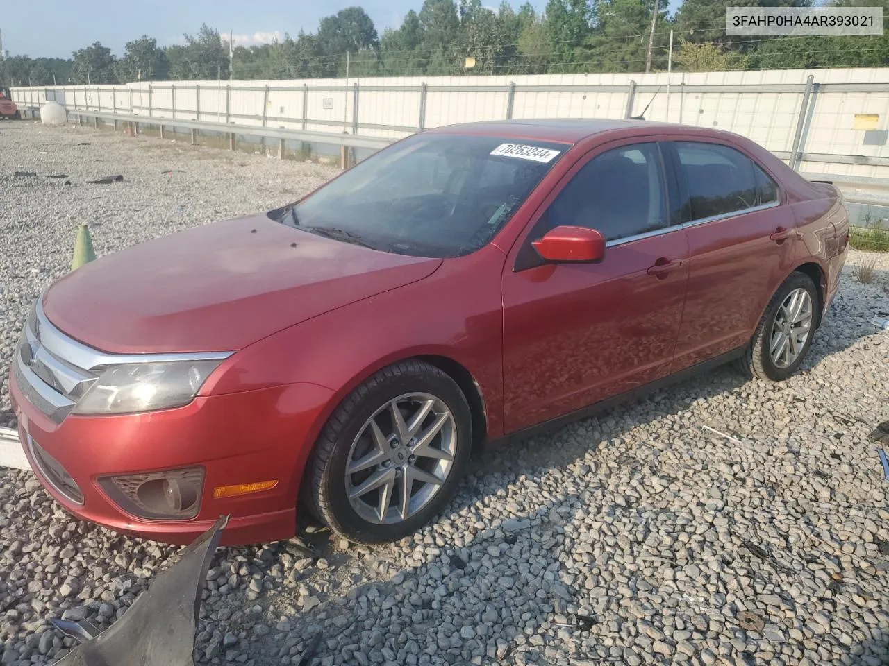 2010 Ford Fusion Se VIN: 3FAHP0HA4AR393021 Lot: 70263244