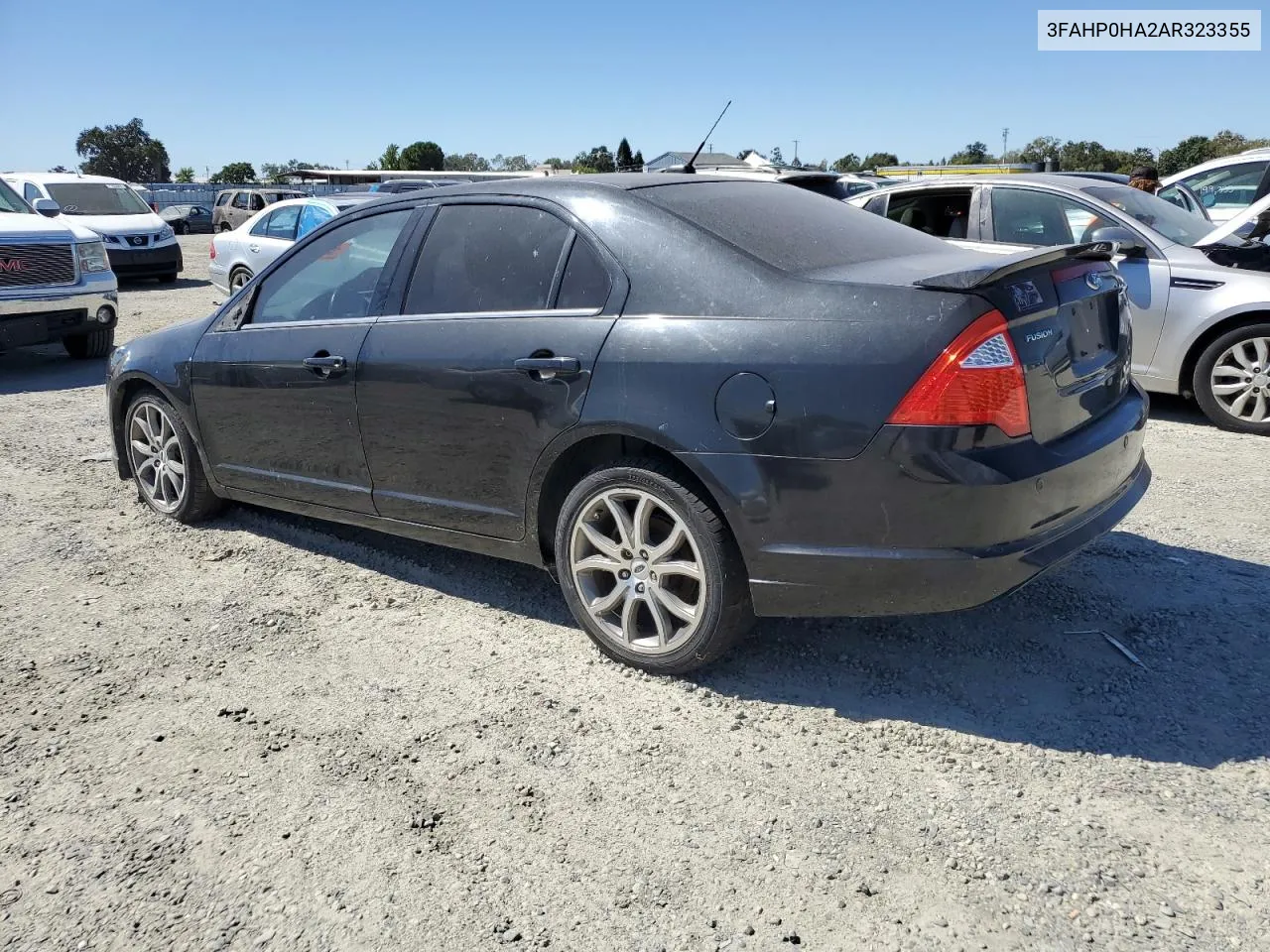 2010 Ford Fusion Se VIN: 3FAHP0HA2AR323355 Lot: 70327024