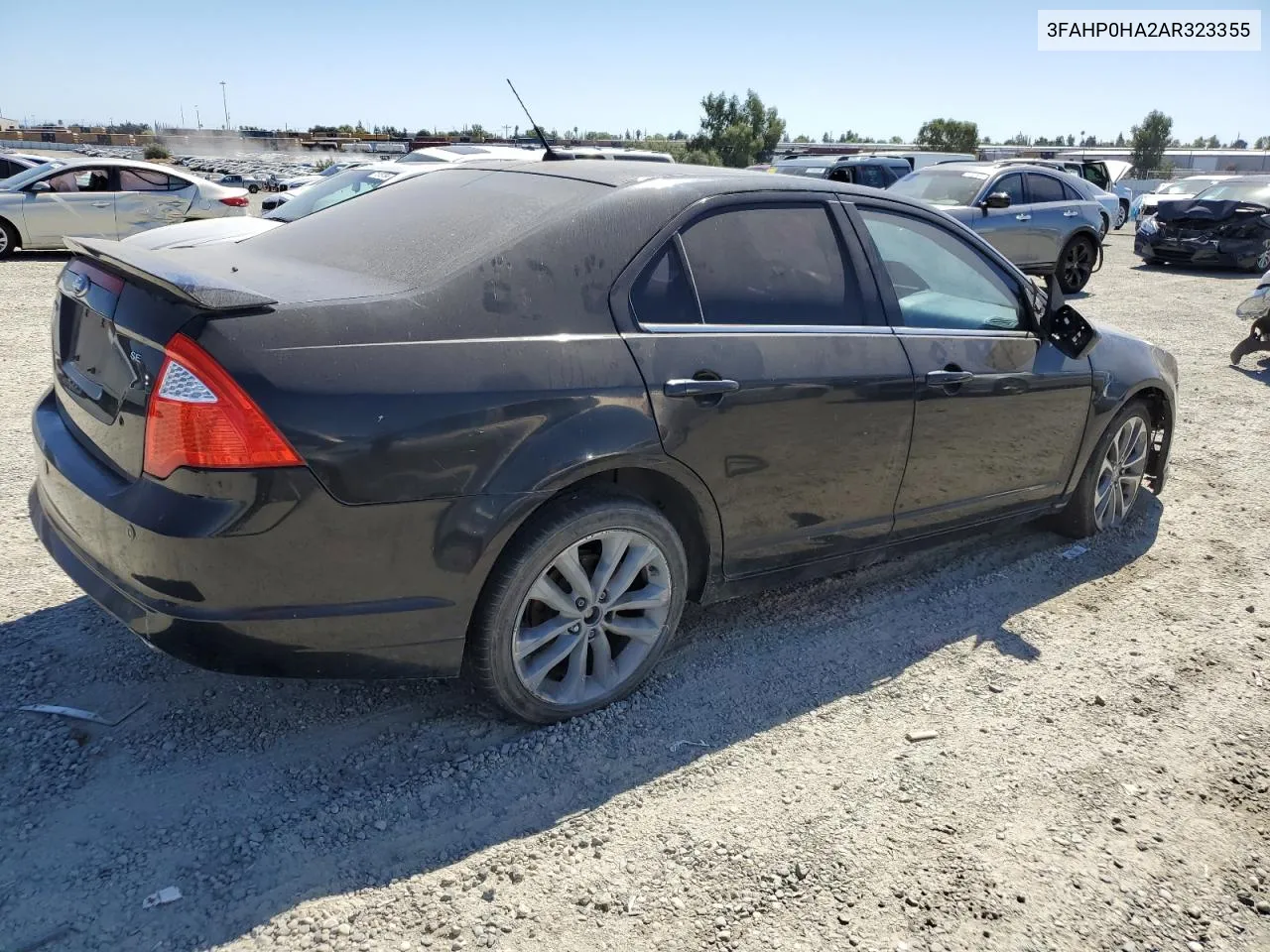 2010 Ford Fusion Se VIN: 3FAHP0HA2AR323355 Lot: 70327024