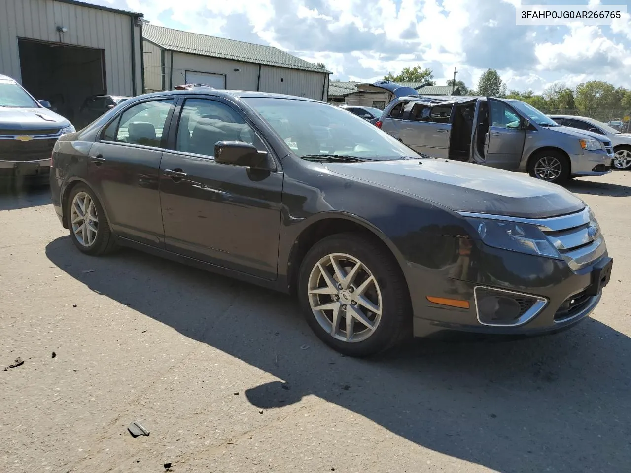 2010 Ford Fusion Sel VIN: 3FAHP0JG0AR266765 Lot: 70365804