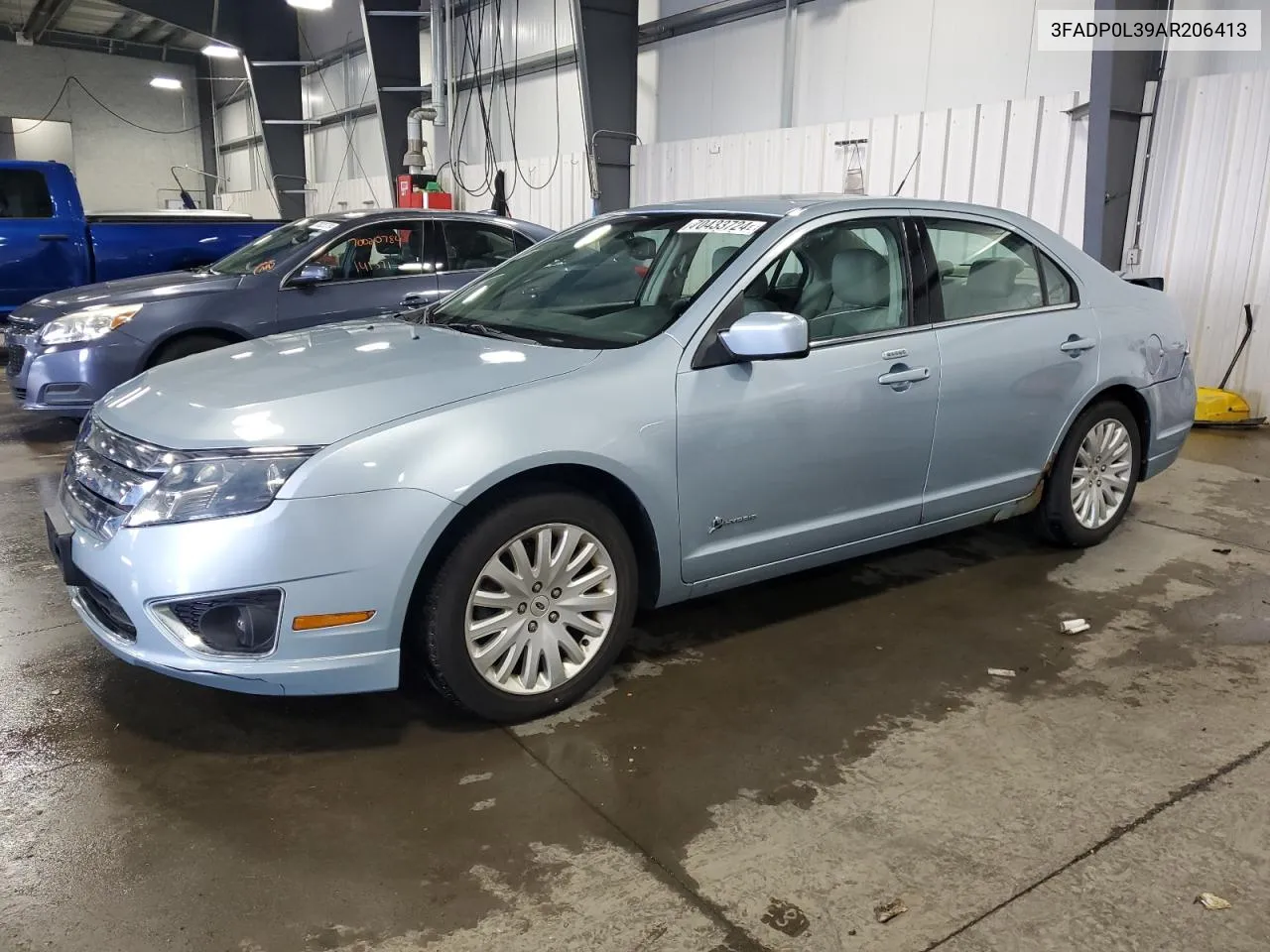 2010 Ford Fusion Hybrid VIN: 3FADP0L39AR206413 Lot: 70433724