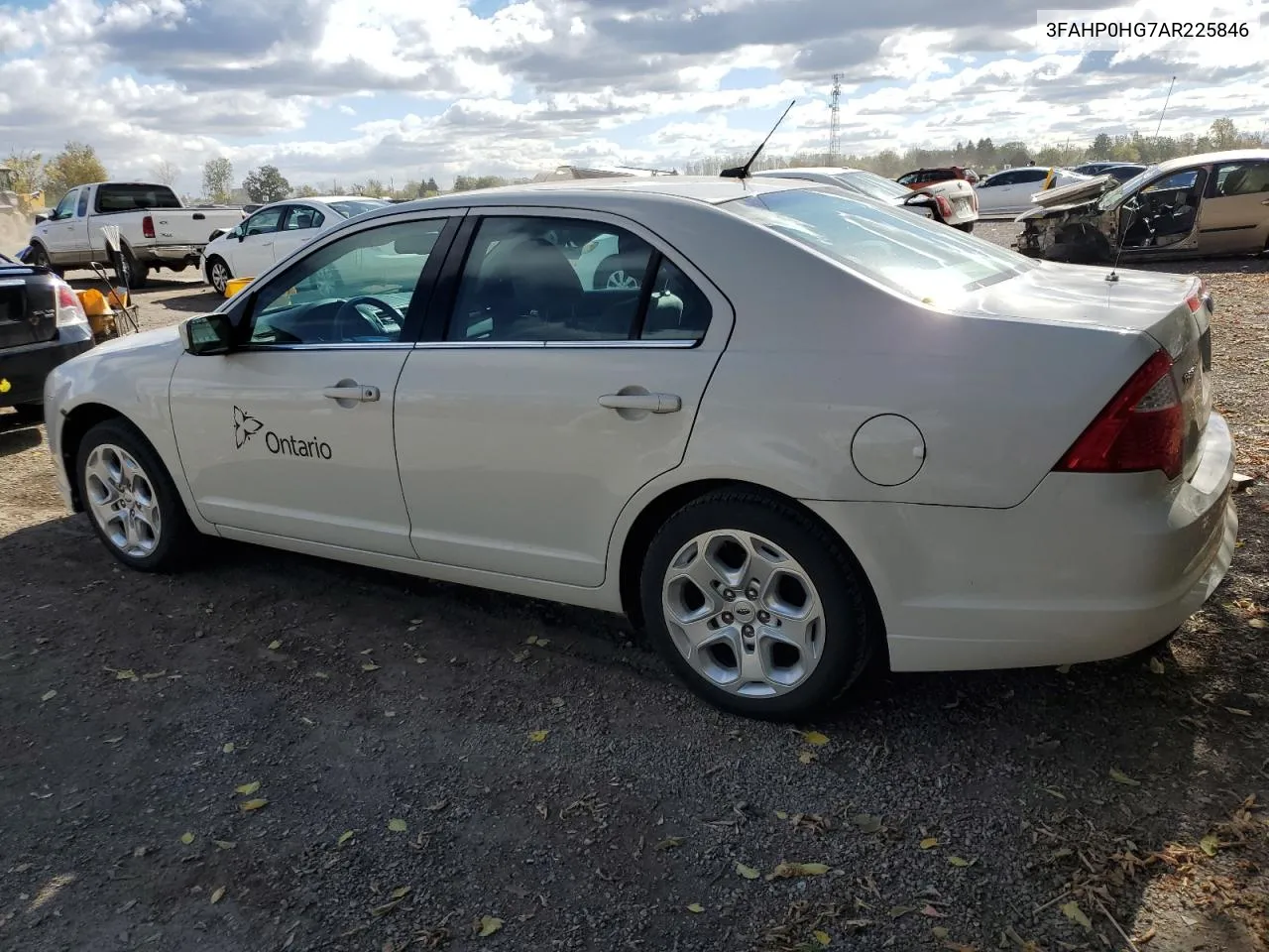 2010 Ford Fusion Se VIN: 3FAHP0HG7AR225846 Lot: 70454104