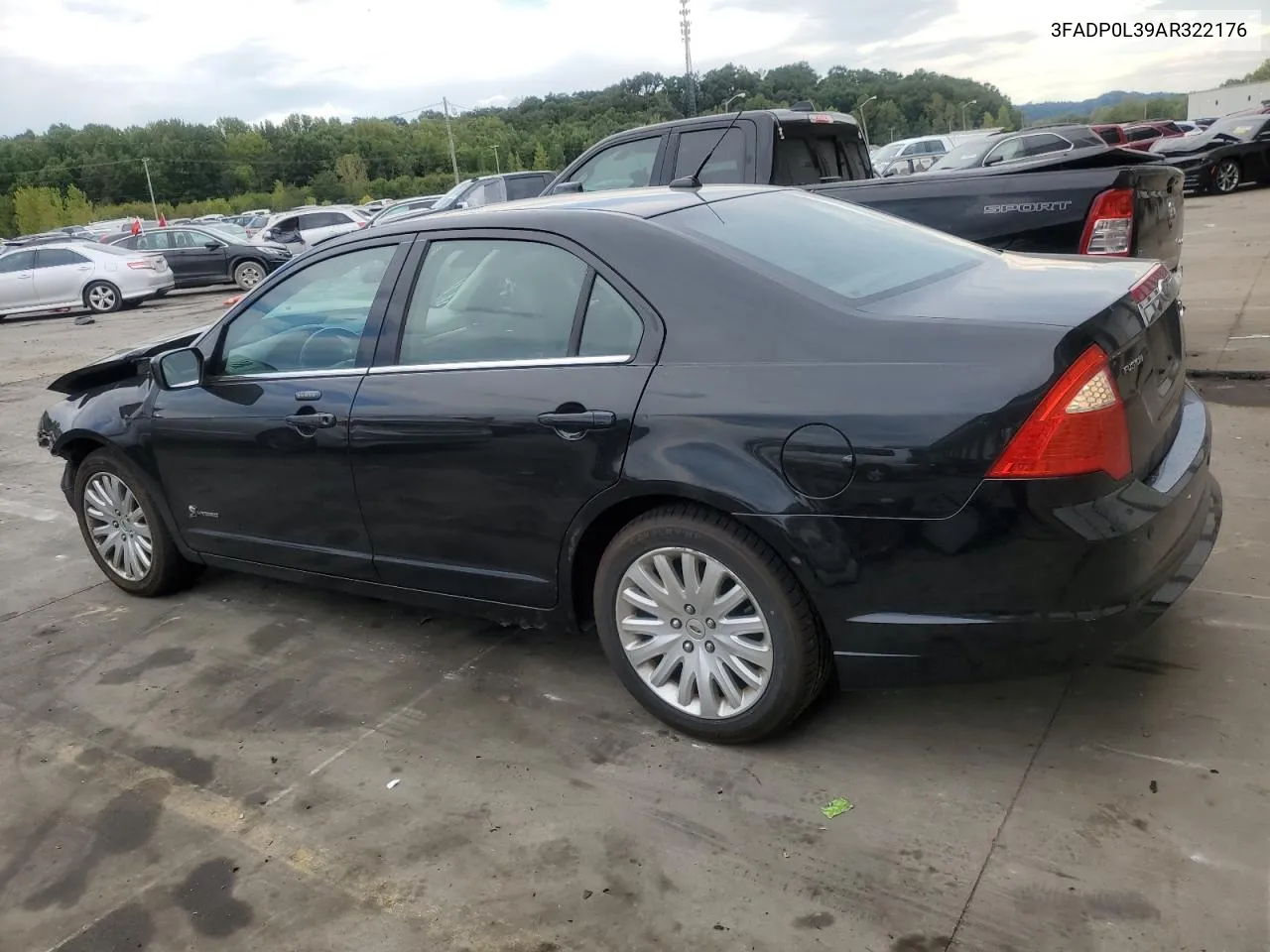 2010 Ford Fusion Hybrid VIN: 3FADP0L39AR322176 Lot: 70493654