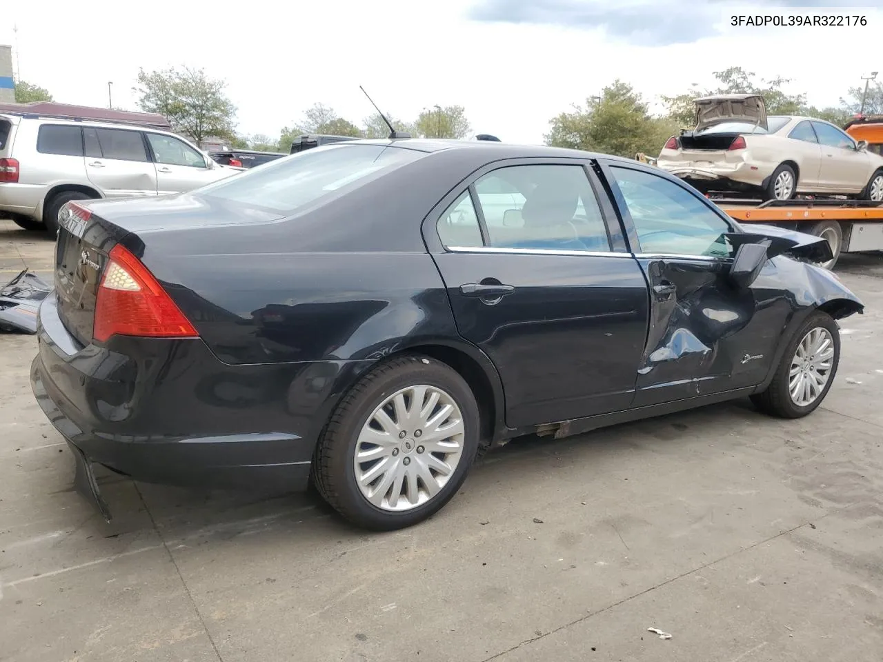 2010 Ford Fusion Hybrid VIN: 3FADP0L39AR322176 Lot: 70493654