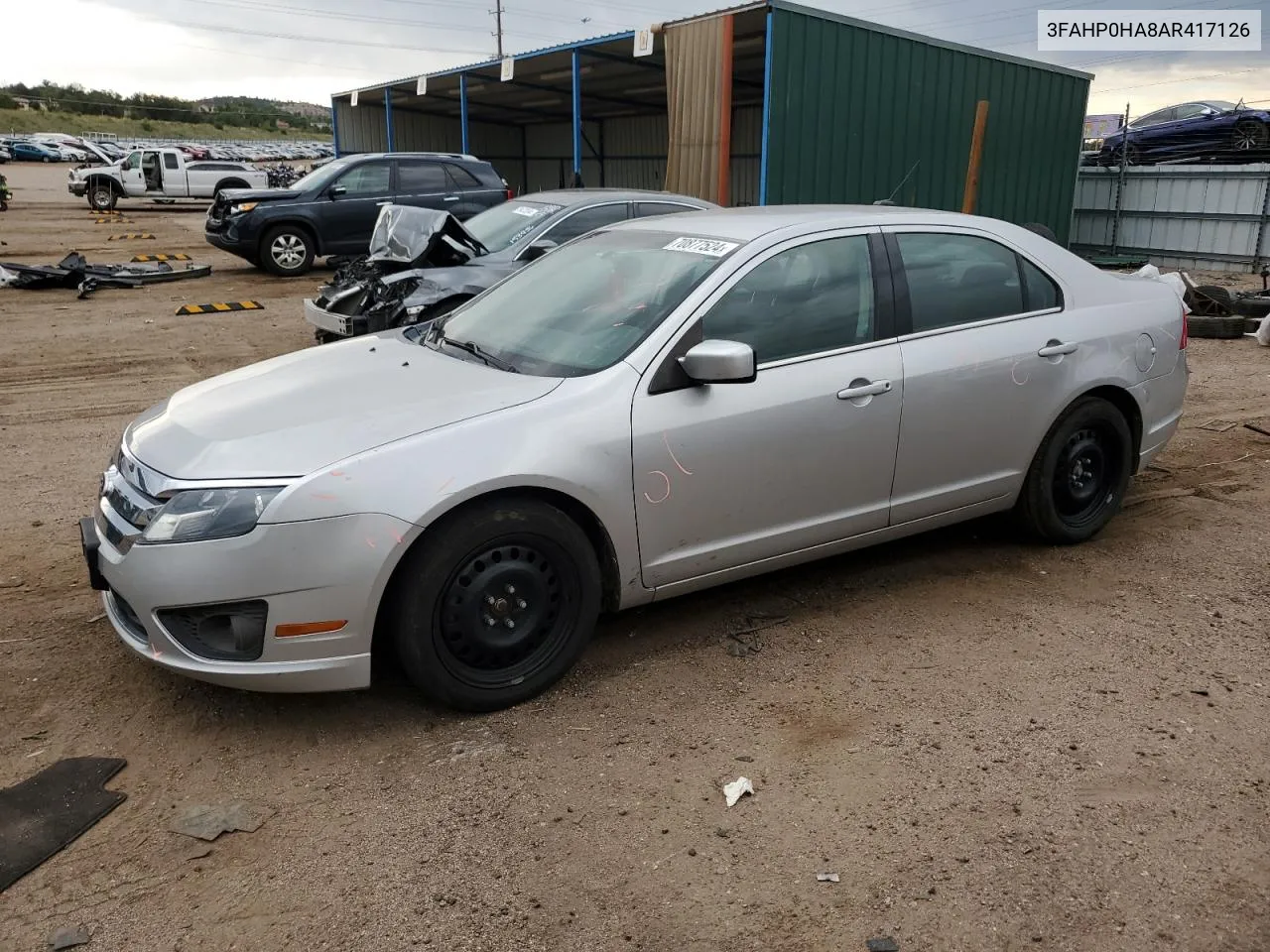 2010 Ford Fusion Se VIN: 3FAHP0HA8AR417126 Lot: 70877524