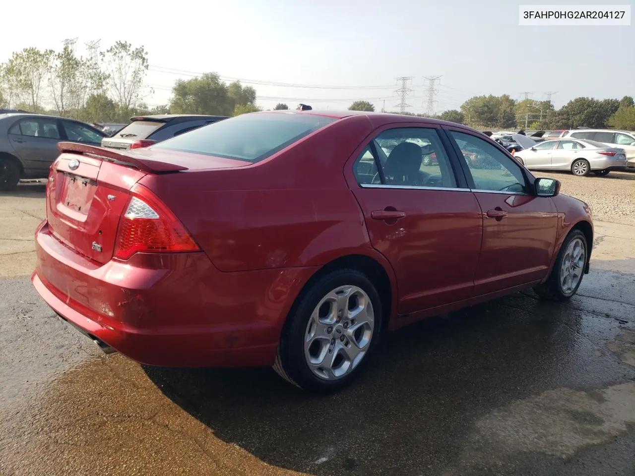 2010 Ford Fusion Se VIN: 3FAHP0HG2AR204127 Lot: 71082914