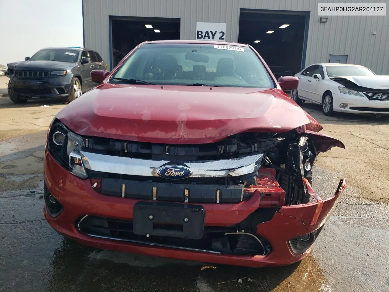 2010 Ford Fusion Se VIN: 3FAHP0HG2AR204127 Lot: 71082914