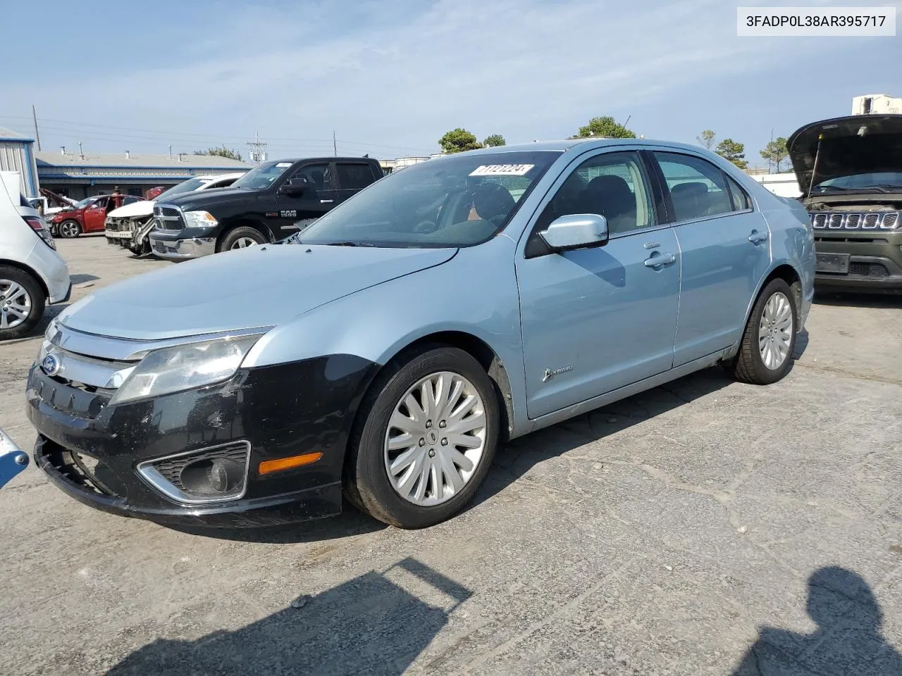 2010 Ford Fusion Hybrid VIN: 3FADP0L38AR395717 Lot: 71121224