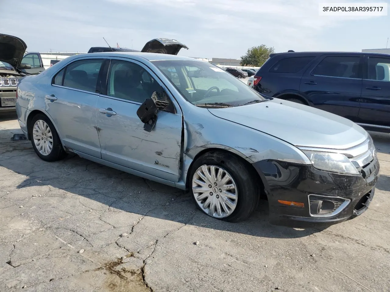 2010 Ford Fusion Hybrid VIN: 3FADP0L38AR395717 Lot: 71121224