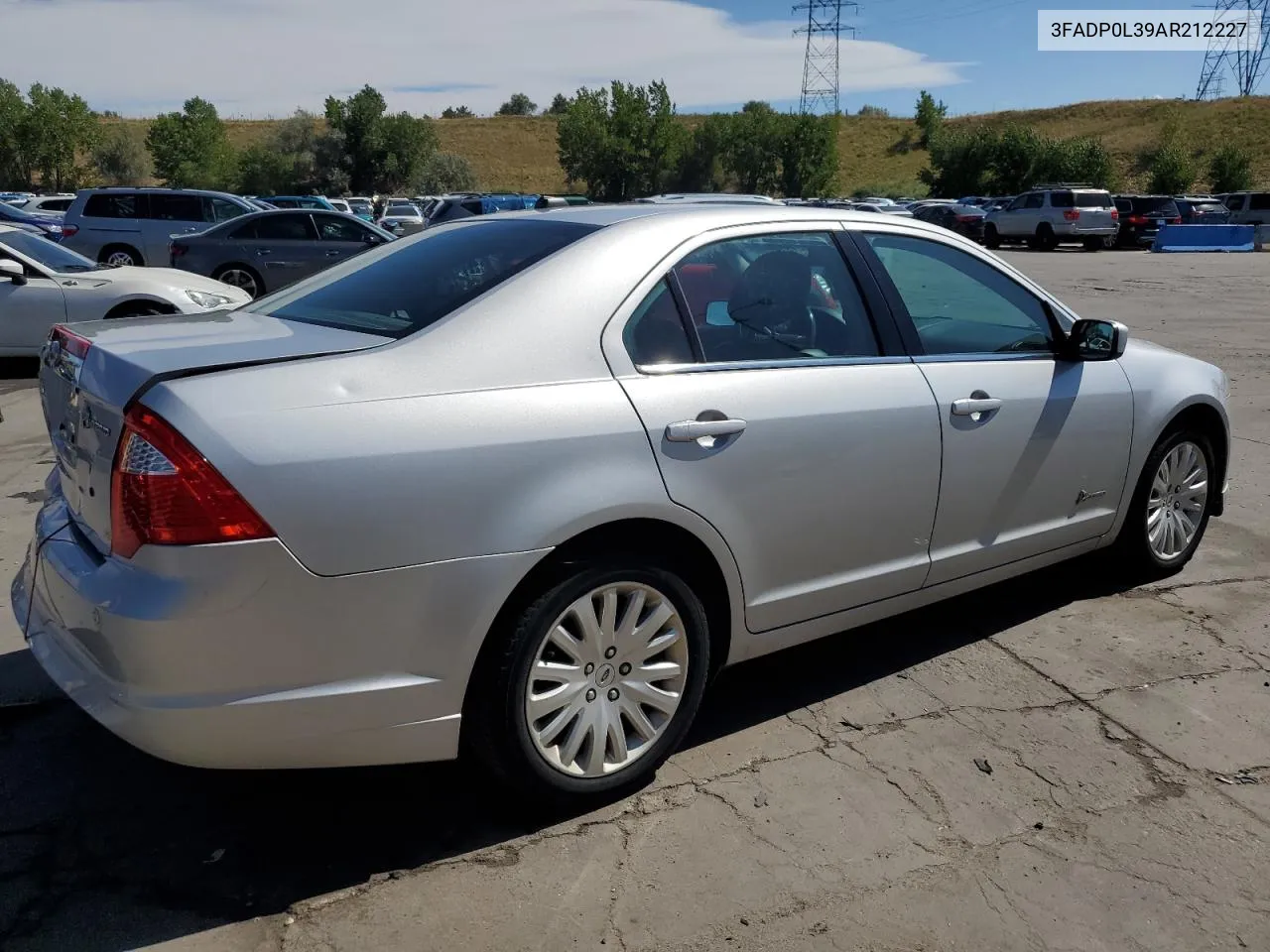 2010 Ford Fusion Hybrid VIN: 3FADP0L39AR212227 Lot: 71321914