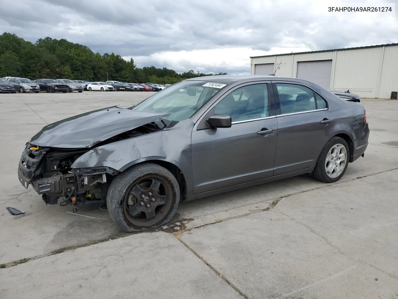 2010 Ford Fusion Se VIN: 3FAHP0HA9AR261274 Lot: 71342494