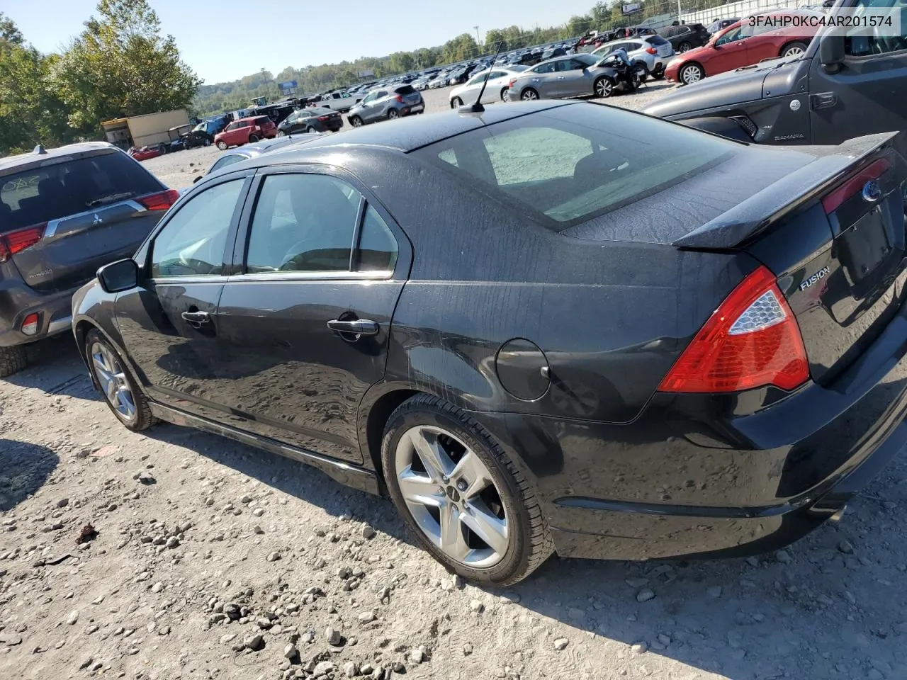 2010 Ford Fusion Sport VIN: 3FAHP0KC4AR201574 Lot: 71383124