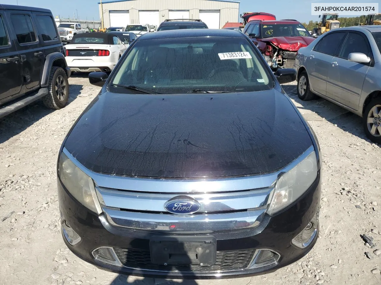 2010 Ford Fusion Sport VIN: 3FAHP0KC4AR201574 Lot: 71383124