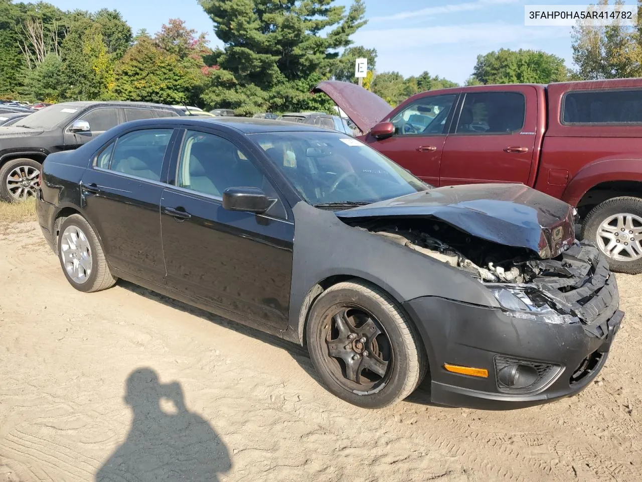 2010 Ford Fusion Se VIN: 3FAHP0HA5AR414782 Lot: 71418314