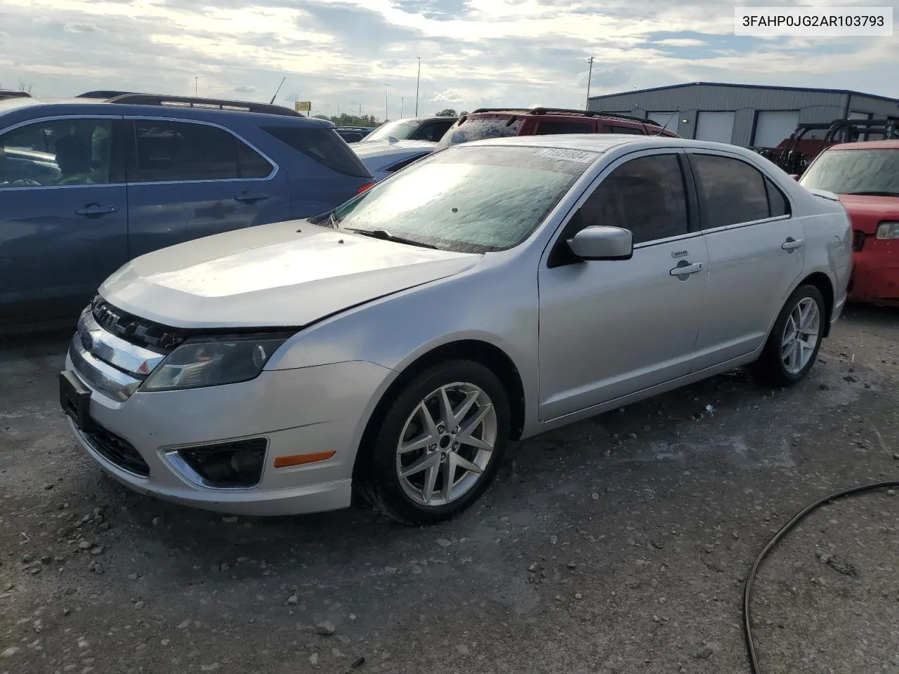 2010 Ford Fusion Sel VIN: 3FAHP0JG2AR103793 Lot: 71629884