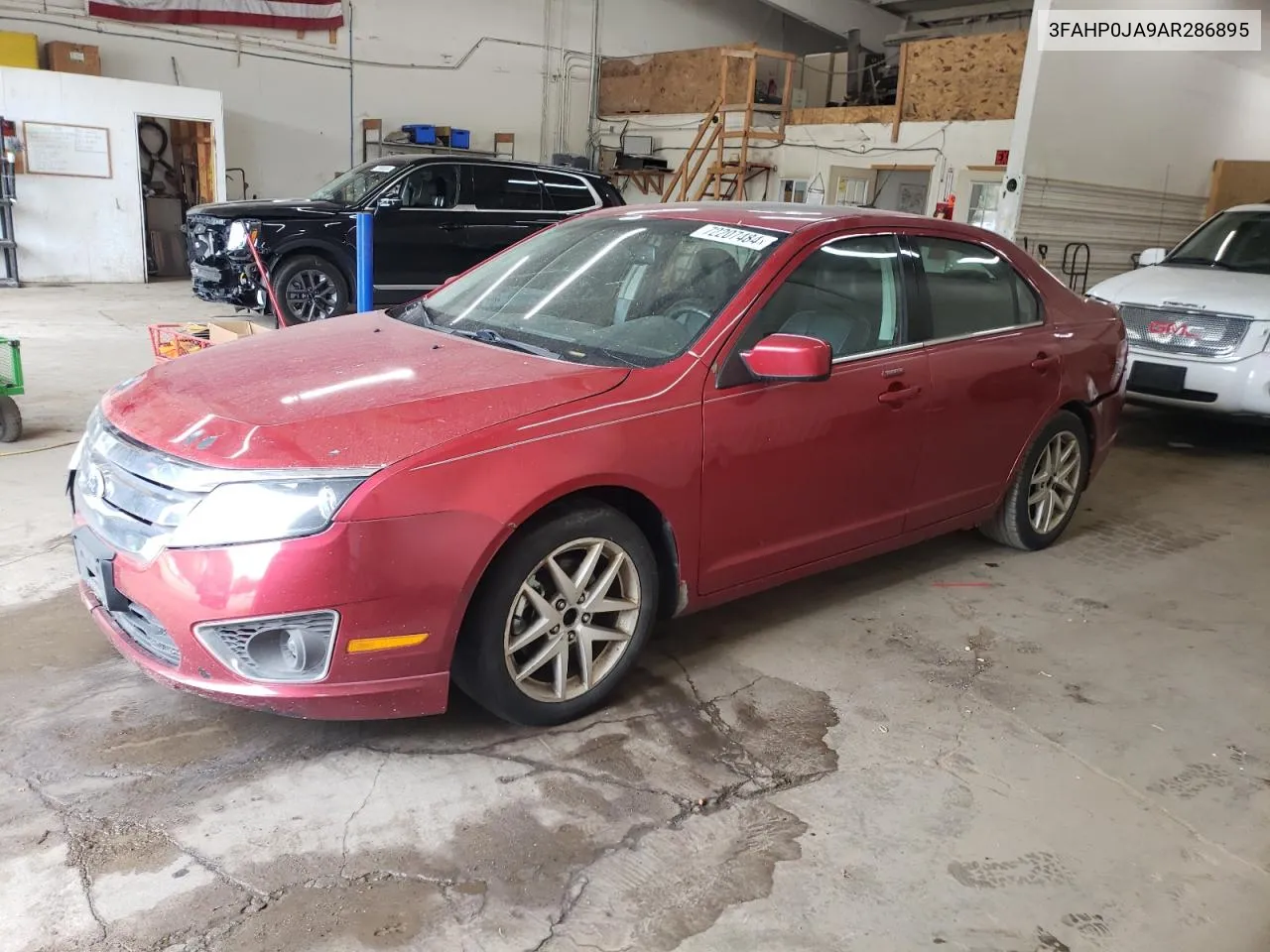 2010 Ford Fusion Sel VIN: 3FAHP0JA9AR286895 Lot: 72207484