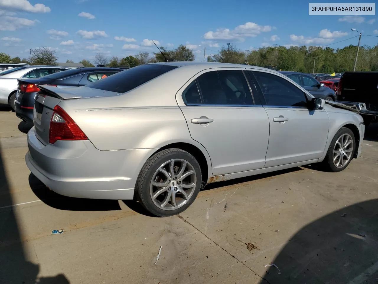 2010 Ford Fusion Se VIN: 3FAHP0HA6AR131890 Lot: 72221874