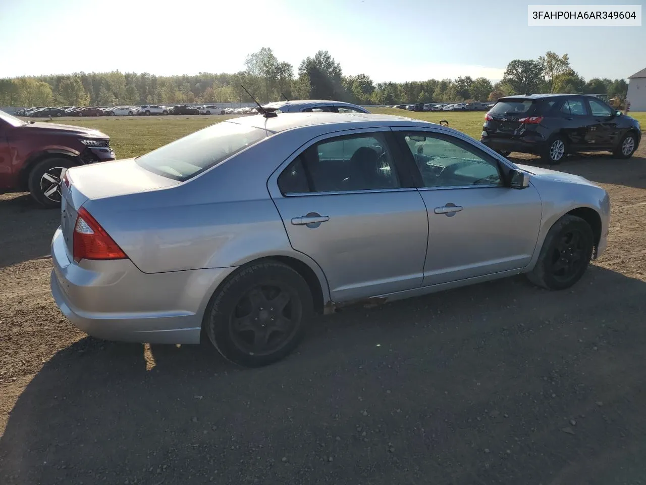 2010 Ford Fusion Se VIN: 3FAHP0HA6AR349604 Lot: 72242944