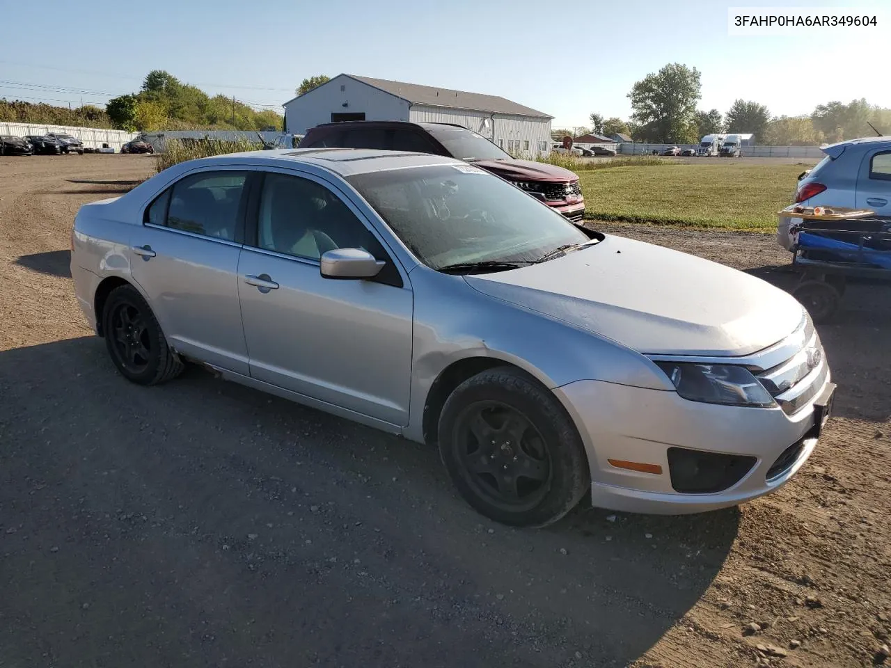 2010 Ford Fusion Se VIN: 3FAHP0HA6AR349604 Lot: 72242944