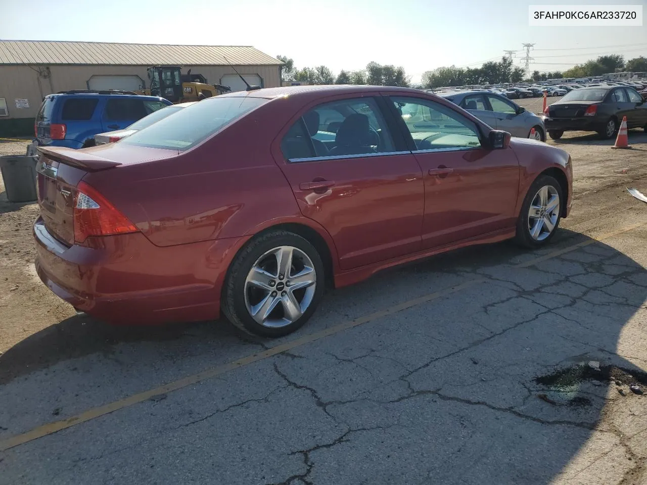 2010 Ford Fusion Sport VIN: 3FAHP0KC6AR233720 Lot: 72580034