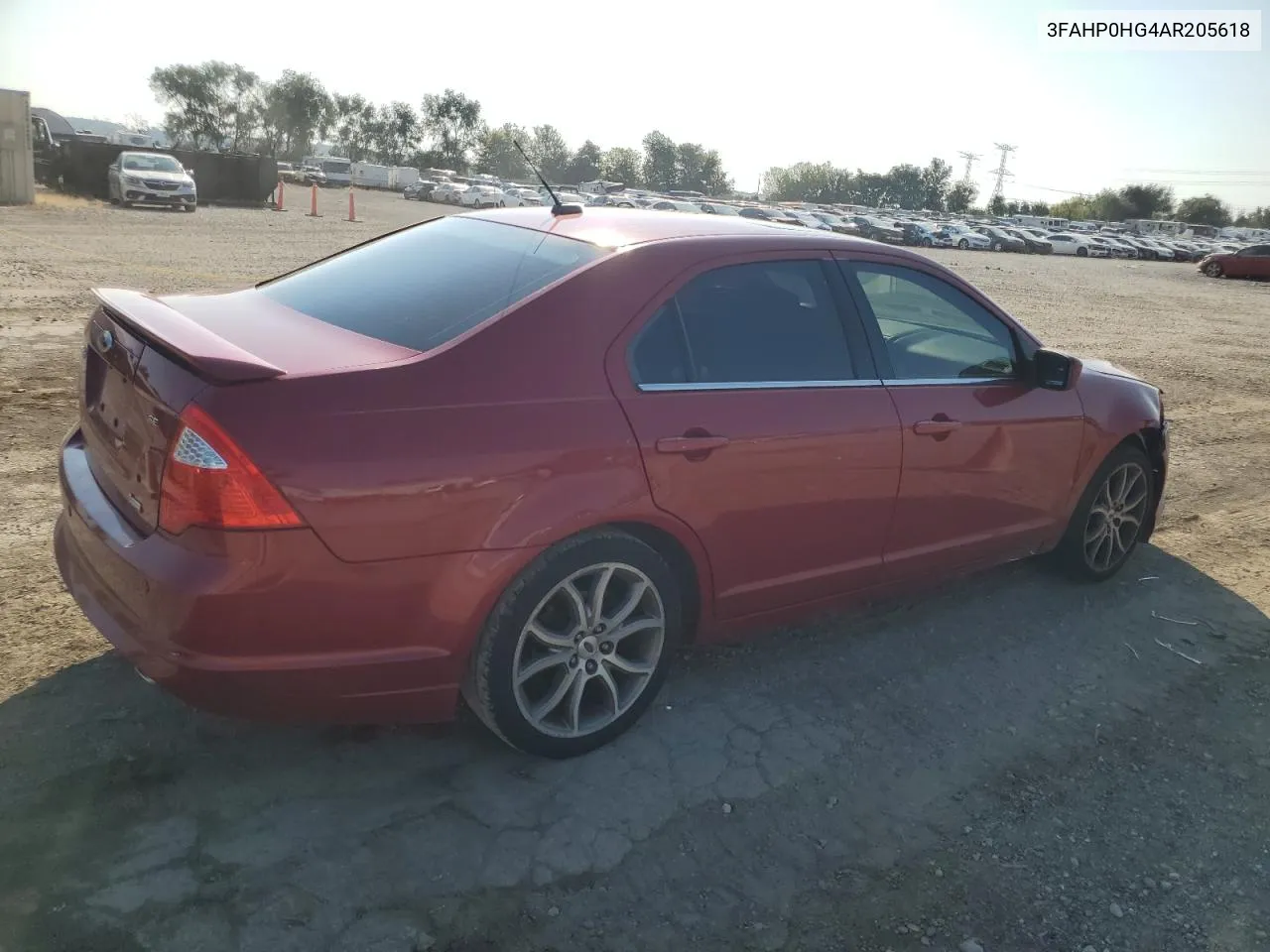 2010 Ford Fusion Se VIN: 3FAHP0HG4AR205618 Lot: 72613034