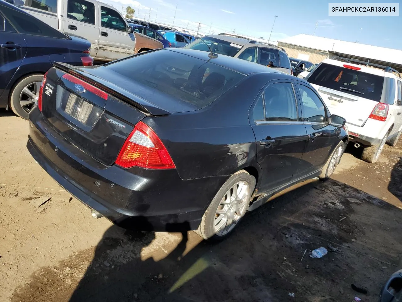 3FAHP0KC2AR136014 2010 Ford Fusion Sport