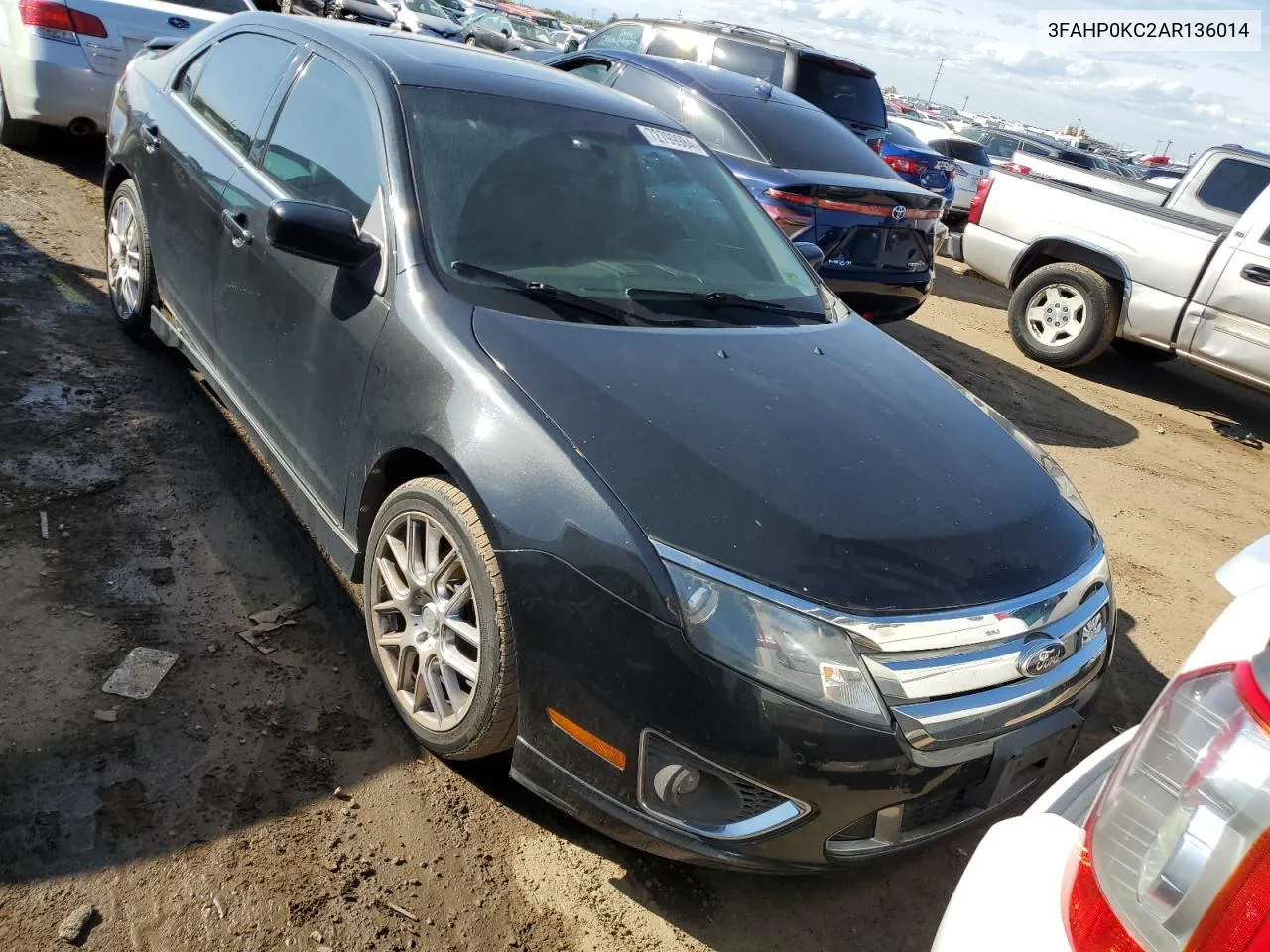 2010 Ford Fusion Sport VIN: 3FAHP0KC2AR136014 Lot: 72799984