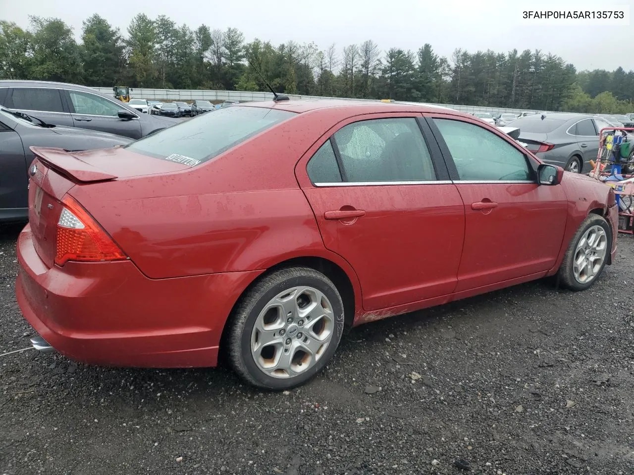 2010 Ford Fusion Se VIN: 3FAHP0HA5AR135753 Lot: 72908414