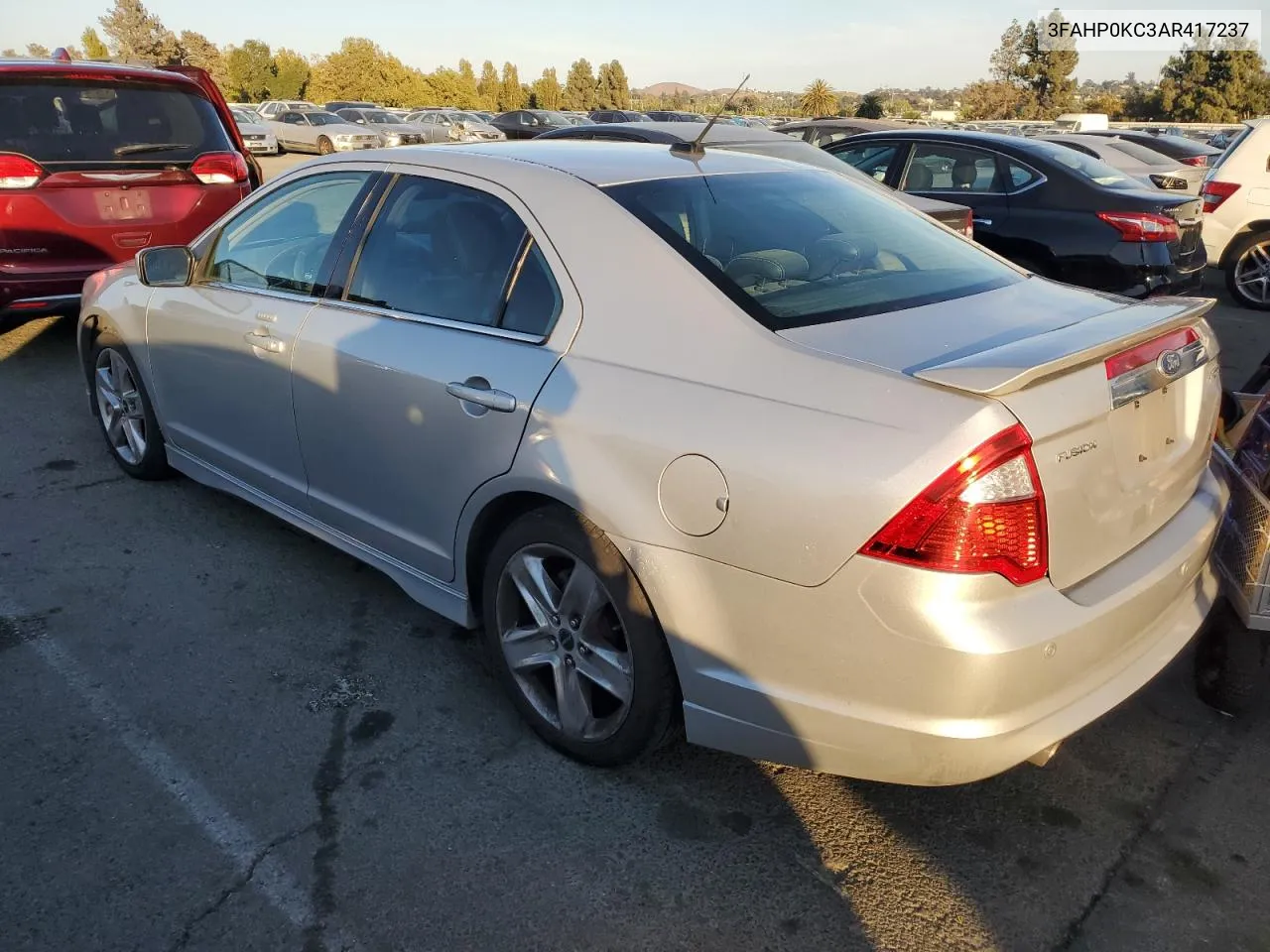 2010 Ford Fusion Sport VIN: 3FAHP0KC3AR417237 Lot: 73005174