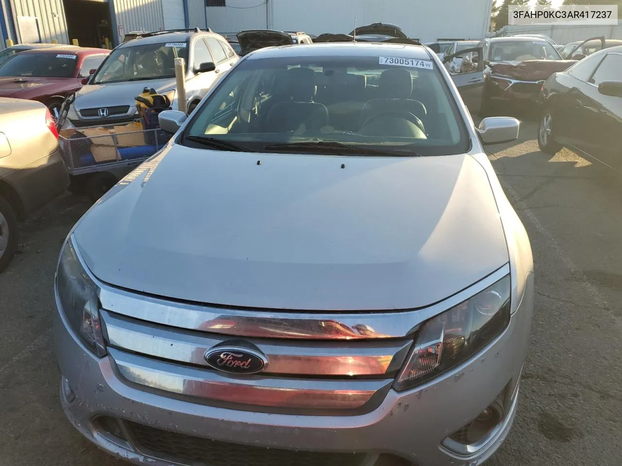 2010 Ford Fusion Sport VIN: 3FAHP0KC3AR417237 Lot: 73005174