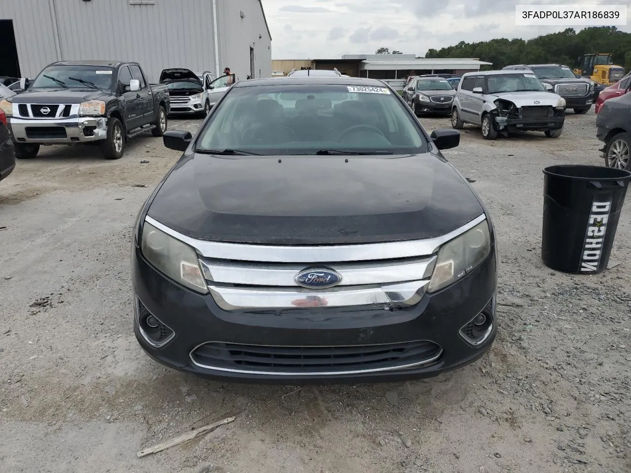 2010 Ford Fusion Hybrid VIN: 3FADP0L37AR186839 Lot: 73025424