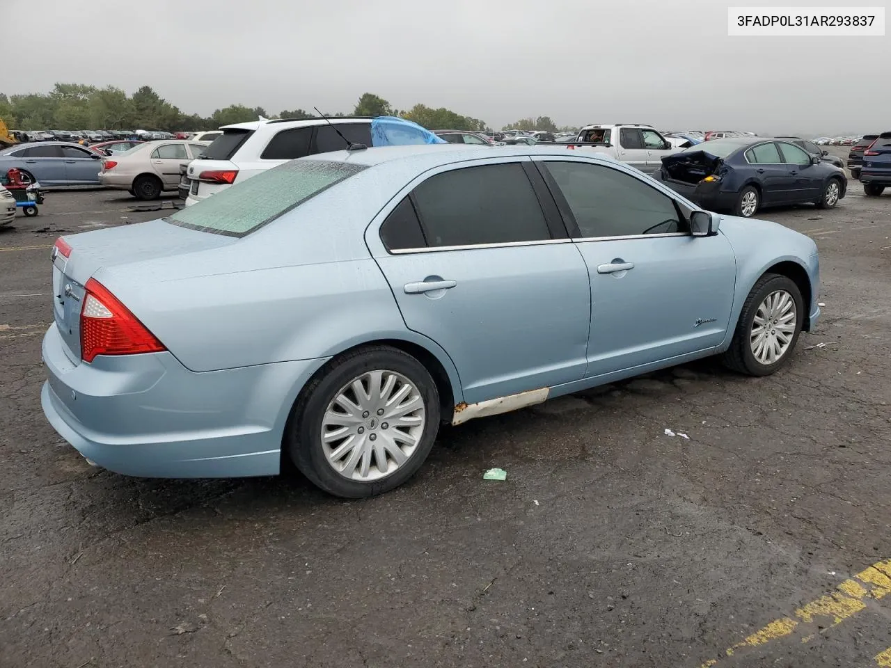 2010 Ford Fusion Hybrid VIN: 3FADP0L31AR293837 Lot: 73134254