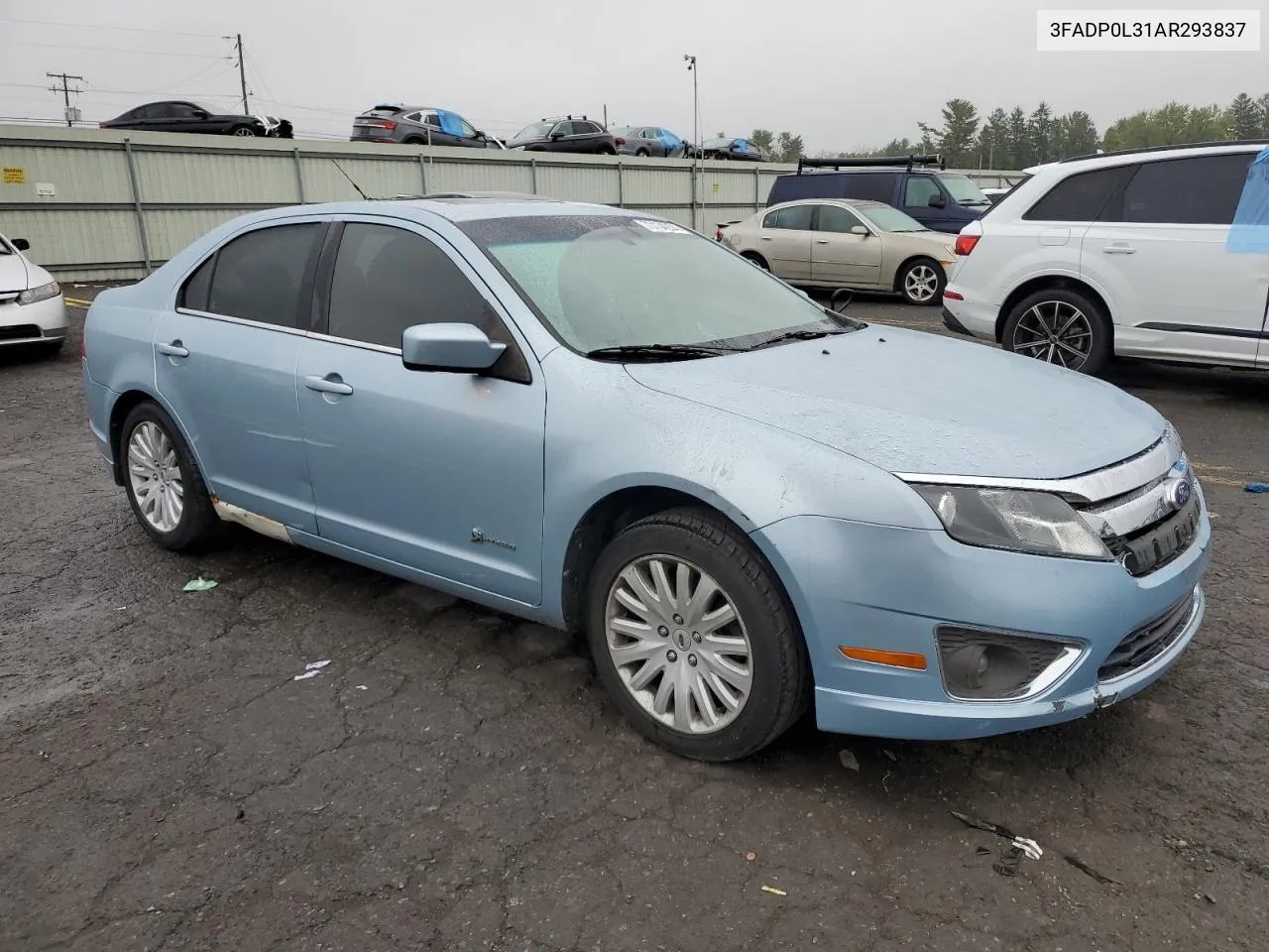 2010 Ford Fusion Hybrid VIN: 3FADP0L31AR293837 Lot: 73134254