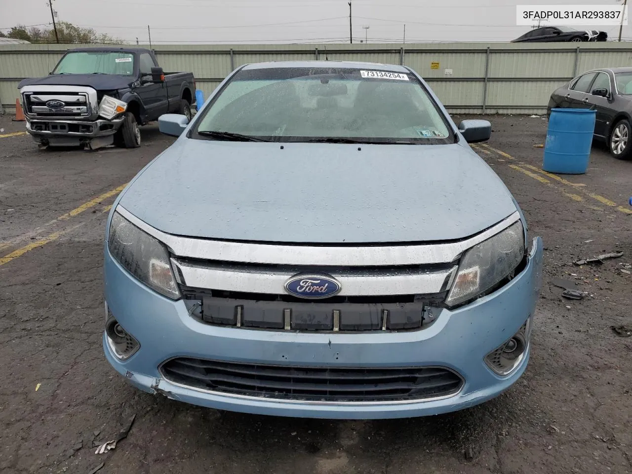 2010 Ford Fusion Hybrid VIN: 3FADP0L31AR293837 Lot: 73134254