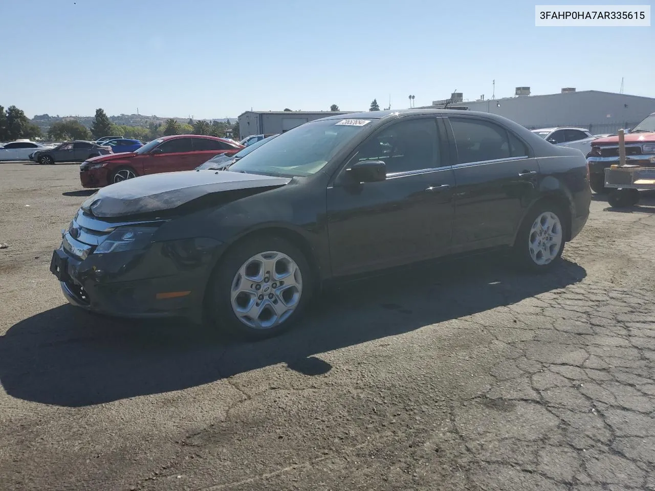 2010 Ford Fusion Se VIN: 3FAHP0HA7AR335615 Lot: 73652654